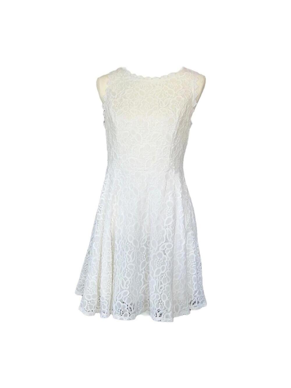 Jodi Kristopher | White Sleeveless Dress | Juniors Size 11 | NWOT | 0240